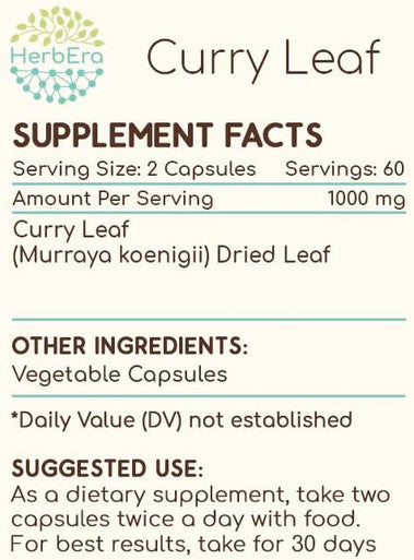 HerbEra Dandelion Leaf 120 Capsules, 400 mg, Dandelion (Taraxacum Officinale) Dried Leaf (120 Capsules)