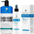 Belliisso Biotin Conditioner And Biotin Heat Protectant Spray For Hair With Moroccan Argan Oil