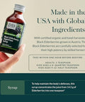 Gaia Herbs Black Elderberry Nighttime Syrup Immune Support Supplement 5.4 Fl Oz (32Day Supply)