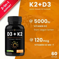 Nutrachamps Elderberry And Vitamin D3+K2 Capsules Bundle