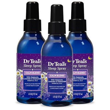 Dr Teal'S Body Wash & Sleep Spray Bundle With MelatoninLavender & Chamomile - Pack Of 424 Fl Oz & Pack Of 36 Fl Oz