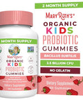 Maryruth'S Maryruth Organics Kids Probiotics For Digestive Health Usda Probiotic Gummies 2 Month Supply Kids Probiotics Immune Support Gut Health Supplement Vegan Non-Gmo Gluten Free 60 Count
