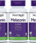 Natrol Melatonin Timed Release Tablets 100 Count (Pack Of 3)