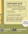 Herbamama Black Elderberry And Goldenseal Kit - Bundle Of Elderberry Extract & 700Mg Goldenseal Root Capsules - Vegan Non-Gmo Sugar & Gelatin- - 2 Pack
