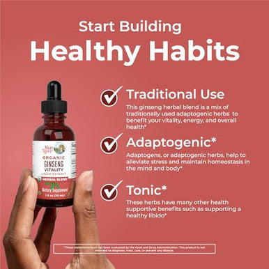 Maryruth's Organics Herbal Supplement For Brain Function 1 Fl Oz
