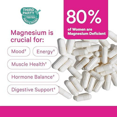 Pink Stork Mood + Wellness Bundle Cortisol Complex + Magnesium Glycinate Mood And Wellbeing Calm Stress Support Energy