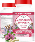 Lunakai Usa Made Natural Menopause Supplements For Women 13-In-1 Menopause Relief For Hot Flashes Night Sweats Sleep & Mood Support 60Ct