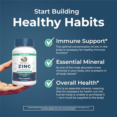 Maryruth's Organics Zinc Gummies 30 Servings