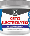 Ketologic Keto Electrolyte Powder (Blue Raspberry) 30 Servings Sugar Hydration Drink Mix With Gobhb Complex
