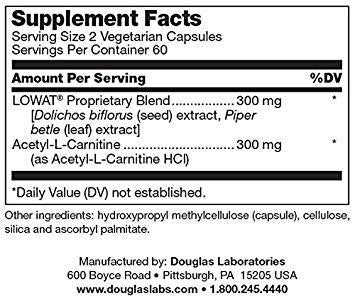 Douglas Labs, Tri-Metabolic Control, 120 vegcaps
