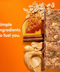 RXBAR Nut Butter and Oat Protein Bars, Protein Snacks, Snack Bars, Honey Cinnamon Peanut Butter, 9.7oz Box (5 Count)