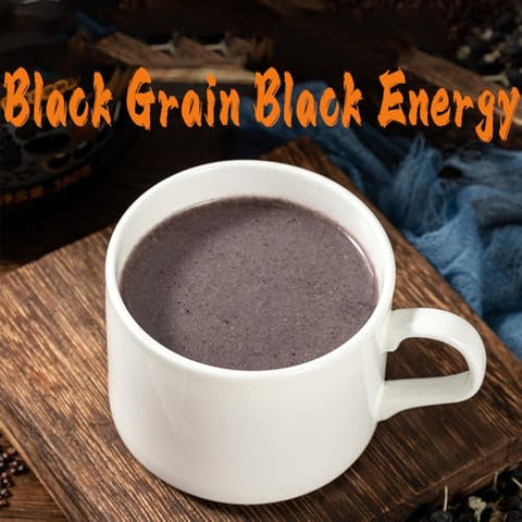 Black Sesame Pasteï¼ŒBlack Sesame Powderï¼ŒBlack sesame walnut mulberry powder,100% black sesame Sesame Seeds Powder, No Sugar, Low Temp Roasted,healthy and nutritious breakfast,convenient food(453g/1 can)