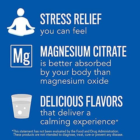 Natural Vitality Sweet Lemon Flavor Magnesium AntiStress Drink Mix 8 Oz