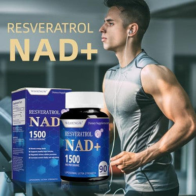 Nad Supplement - Liposomal Nad+ Supplement With Resveratrol 90 Count (1500Mg)