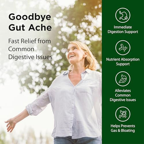 Flora Adult Enzyme Blend Aids In Digestion Enhances Digestion & Absorption Of Nutrients 60 Vegetarian Capsules