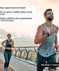 Mason Natural Daily Multiple Vitamins With Minerals - 24 Essential Vitamins And Minerals, All In One Multivitamin, Supports Overall Health, 60 Tablets (Pack Of 3)