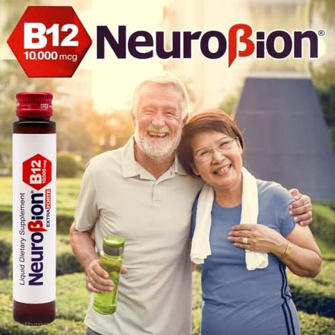Neurobion Extra Forte B12 10000 mcg Vials Liquid Extreme Powerful 10 Vials per Box