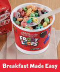Kellogg's Froot Loops Breakfast Cereal, Good Source of Fiber, 15g Whole Grains, Giant Size, 23 oz
