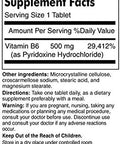 2 Pack Special Of Mason Natural B6 500Mg Tablets 60 Per Bottle