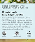 Sky Organics - Organic Extra Virgin Olive Oil, 16.9 fl oz - Cold Pressed & Unfiltered - Bright, Fresh, Authentic Flavor - Sourced from Farmers in Greece - 100% Pure - Kosher - Natural, Vegan, & Soy Free