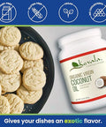 Kevala Organic Coconut Oil - Oil with a Fresh Coconut Scent Perfect for Both Cooking and Skincare, Complements Recipes from Many Cultures, Smooth and Delicate in Body Massages, 3.5 lb, 56oz