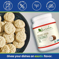 Kevala Organic Coconut Oil - Oil with a Fresh Coconut Scent Perfect for Both Cooking and Skincare, Complements Recipes from Many Cultures, Smooth and Delicate in Body Massages, 3.5 lb, 56oz