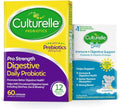 Culturelle Pro Strength Daily Probiotic Capsules Probiotics For Men & Women 60 Count 2 Months Culturelle Baby Immune & Digestive Support Probiotic Vitamin D Drops 0-12 Months 30 Day Supply 9Ml