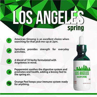 Secrets of the Tribe Los Angeles Healthy Tincture, Herbal Extract Supplement for Optimal Human Health (2 fl oz, Winter)