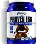 Gaspari Nutrition Proven Egg, 100% Egg White Protein, 25g Protein, Keto Friendly, Dairy Free, Lactose Free, Soy Free - Chocolate, 2 lbs