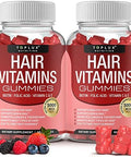 Hair Vitamins Gummies Supplement Faster Hair Growth Gummy 5000mcg Biotin Folic Acid Vitamin C and E Support Stronger and Thicker Hair Skin Nails NonGMO for Men Women 60 Berry Flavored Gummies