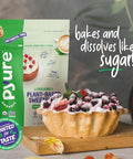 Pyure Organic Plant-Based Sweetener | 1:1 Sugar Replacement | Made with Allulose, Monk Fruit & Stevia | No Erythritol | Keto, Diabetic & Vegan Friendly | USDA Organic, Non-GMO | 9 oz
