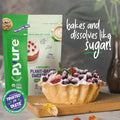 Pyure Organic Plant-Based Sweetener | 1:1 Sugar Replacement | Made with Allulose, Monk Fruit & Stevia | No Erythritol | Keto, Diabetic & Vegan Friendly | USDA Organic, Non-GMO | 9 oz