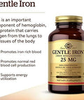 Solgar Gentle Iron Ideal For Sensitive Stomachsred Blood Cell Supplement Non Constipating and Gmo Vegan, Gluten & Dairy Free Kosher 180 Servings Unflavored 180 Count