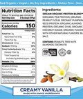 Orgain Organic Simple Vegan Protein Powder Vanilla With Collagen Peptides Powder Plant Based Protein Hair Skin Nail Joint Support 1.25Lb 1Lb