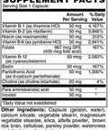 BariatricPal Sustained Release BComplex 50 Vegetarian Capsules (100 Count)