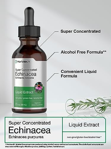 Horbaach Echinacea Drops Herb Tincture 2 Fl Oz