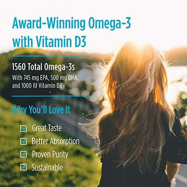 Nordic Naturals Omega3D Liquid 8Ounce 0.88 Bottle