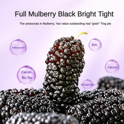 Dried Black Mulberries 8.81oz Natural Wild Black Mulberry Tea Sweet Delicious Dried Fruit Snacks, Vegan Ã©â€¡Å½Ã§â€Å¸Ã©Â»â€˜Ã¦Â¡â€˜Ã¨â€˜Å¡ Ã¦Â¡â€˜Ã¨â€˜Å¡Ã¥Â¹Â² Ã¦â€” Ã¦Â·Â»Ã¥Å