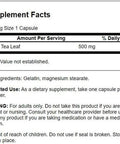 Swanson Green Tea Extract Supplement: 500 MG Green Tea Leaf Powder - Antioxidant Rich Supplements to AidWeight Management - 100 Capsules 4 Pack