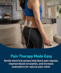 Omron Max Power Relief Tens Unit Muscle Stimulator For Drug-Free Pain Relief - Portable Electric Massager For Muscles And Joints - Includes 2 Reusable Tens Unit Pads