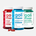 Goli Zero Sugar Trio- World'S First 3-In-1 Pre Post Probiotic Apple Cider Vinegar With Vitamin B12 And Probiotics Ashwagandha & L-Theanine Vitamin D Gummies. Vegan Gelatin & Gluten- Non-Gmo