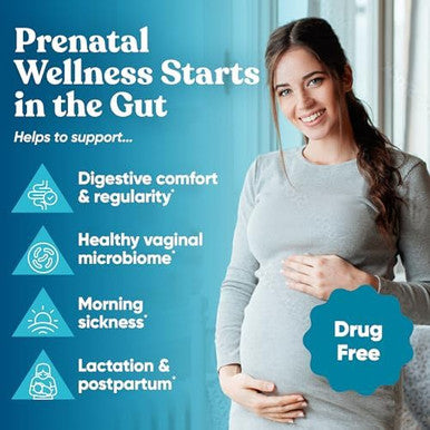 Eu Natural Momma Prenatal Probiotics Mom & Baby Gut And Digestive Postpartum, Nursing, Morning Sickness Pregnancy Relief 18 Clinically Proven Strains, 14 Billion Cfu, Prebiotic 30 Mini Vegan Capsules