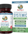 Maryruth'S Maryruth Organics Serrapeptase Enzymes Capsules Up To 2 Month Supply Enzyme Supplement For High Potency Sinus Relief Pills Tissue Health And Cellular Health Vegan Gluten Free 60 Count