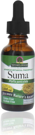 Nature'S Answer Suma Root Pfaffia Paniculata Brazilian Ginseng | Promotes Overall Health & Well-Being | Gluten- Alcohol- & Kosher 1oz