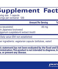 Pure Encapsulations Resveratrol 60 vegcaps