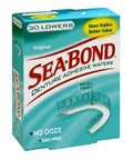 Sea-Bond Denture Adhesive Seals Original Lowers Zinc-Free All-Day-Hold Mess-Free 30 Count Pack Of 4