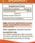 Secrets of the Tribe Spearmint Capsules 1000 mg Spearmint (Mentha spicata) Dried Leaf, Women's Hormone Support Supplement (120 Capsules)