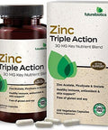 Futurebiotics Zinc Triple Action 30Mg Key Nutrient Blend Immune Support Supplement With Zinc Acetate Picolinate & Orotate Immune Antioxidant & Skin Health Support 150 Vegetarian Capsules