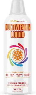 Liquid Multivitamin with Vitamin B6 Vitamin B2 for Digestive Immune Support Powerful Vitamins Minerals to Support Natural Detox Cleanse Strong Hair Skin Nails 32 FL oz