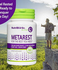 Nutribiotic â€“ Metarest 60 Capsules 3 Mg Melatonin & 250 Mg Kava Root To Support Restful Sleep Highly Absorbable Drug- Sleep Support Gluten- & Made Without Gmos Or Preservatives